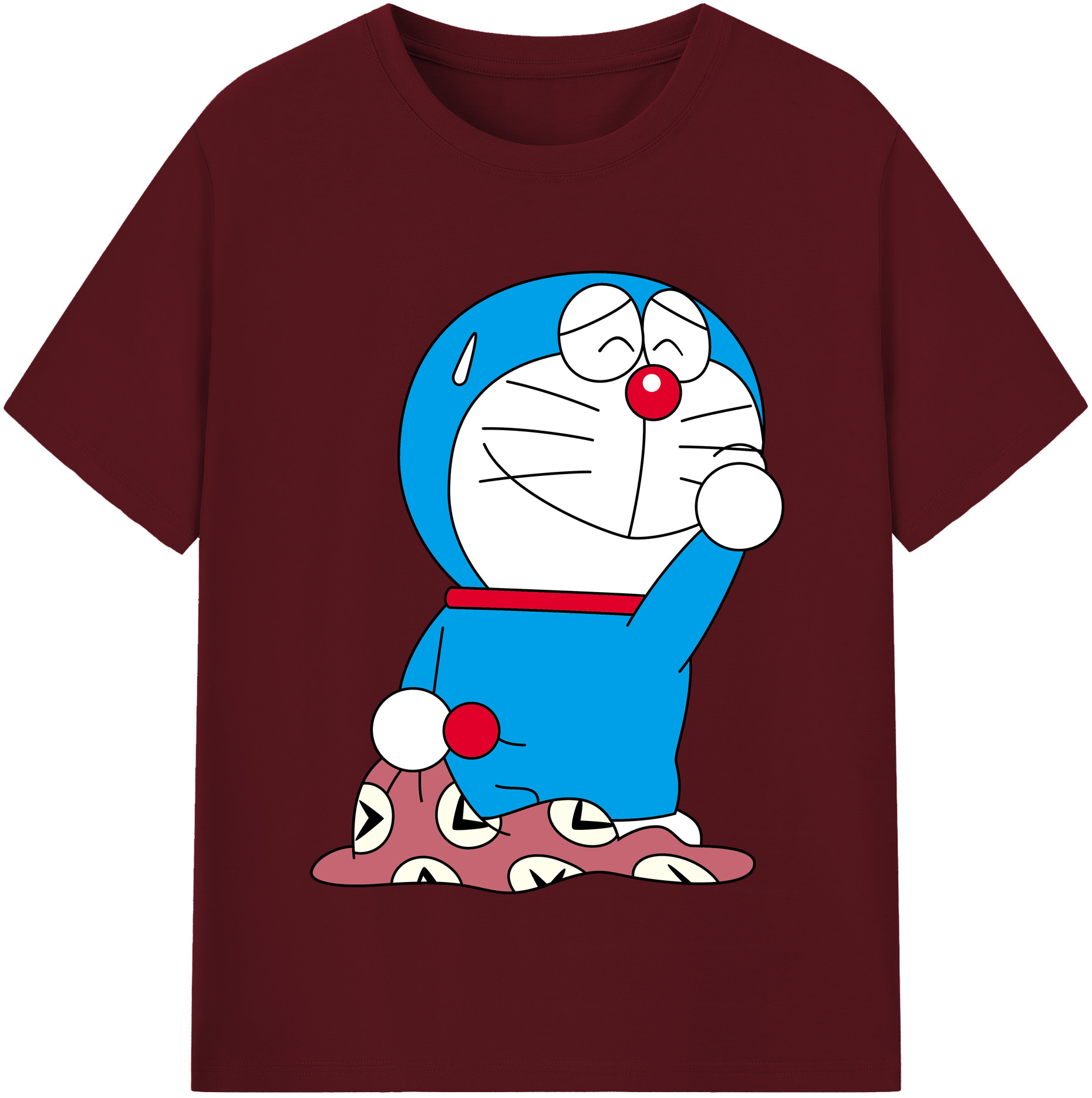 （画像用） ドラえもん Doraemon 綿100％半袖Tシャツ（フロントプリント）